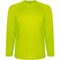 Montecarlo long sleeve men's sports t-shirt, Fluor Yellow