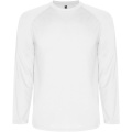 Montecarlo long sleeve kids sports t-shirt, White