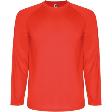 Logo trade promotional merchandise image of: Montecarlo long sleeve kids sports t-shirt