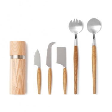 Logo trade business gifts image of: VINGA Retro serving cutlery