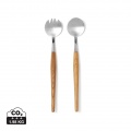 VINGA Retro serving cutlery, brown