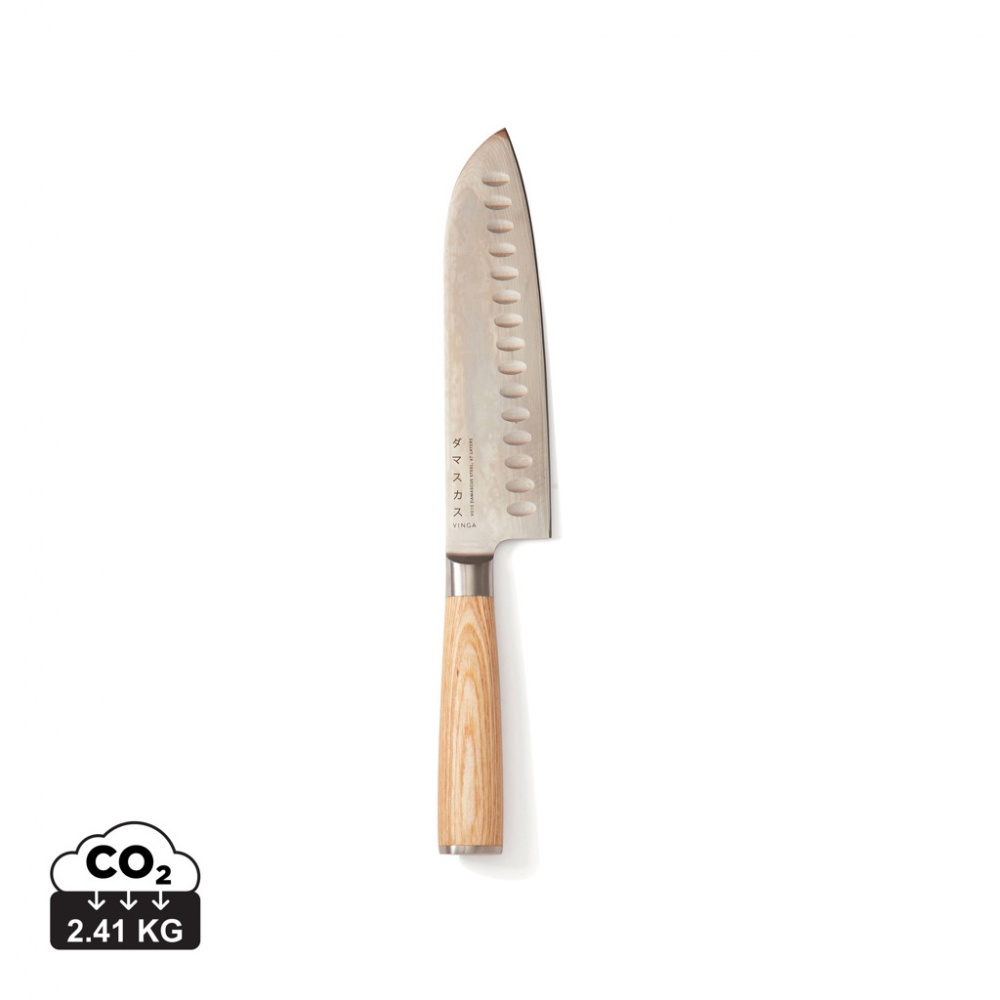 Logotrade advertising product image of: VINGA Hattasan Damascus Santoku knife