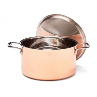 Logo trade promotional giveaways picture of: VINGA Baron copper saucepan