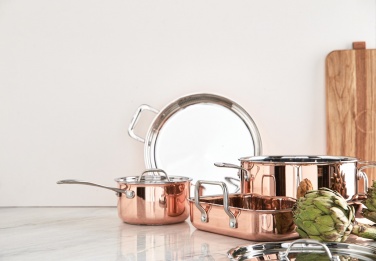 Logo trade promotional items image of: VINGA Baron copper saucepan