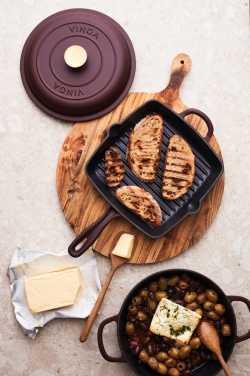 Logo trade promotional gifts image of: VINGA Monte enamelled grill pan