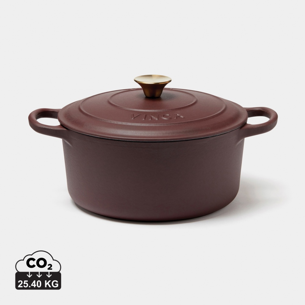 Logo trade promotional gift photo of: VINGA Monte enameled cast iron pot 5.5L