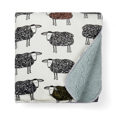 Logo trade corporate gifts picture of: VINGA Sheep GRS recycled PET pile blanket