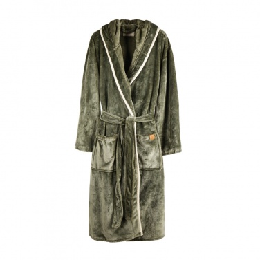 Logo trade promotional giveaway photo of: VINGA Louis luxury plush GRS RPET robe size S-M