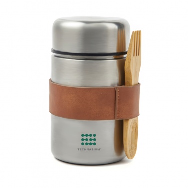 Logo trade corporate gifts image of: VINGA Miles food thermos