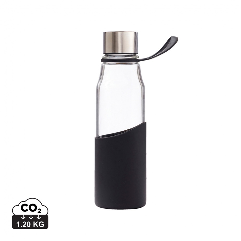 Logo trade promotional giveaways picture of: VINGA Lean Glass Water Bottle