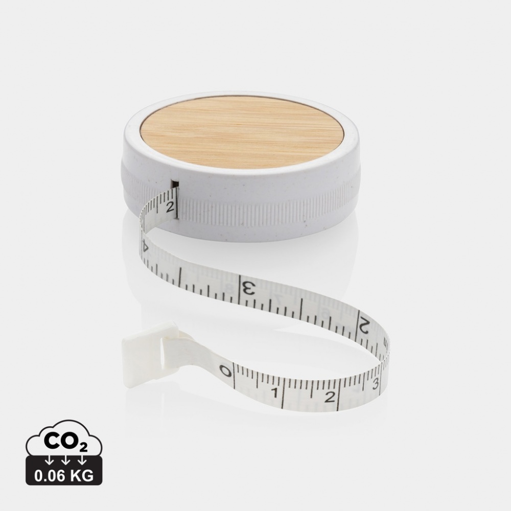 Logo trade advertising product photo of: RCS recycled plastic & bamboo tailor tape