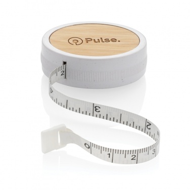 Logo trade business gift photo of: RCS recycled plastic & bamboo tailor tape