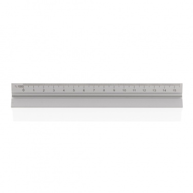 Logotrade promotional merchandise picture of: 15cm. Aluminum triangular ruler