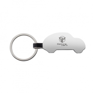 Logo trade advertising products image of: RCS recycled zinc alloy car keyring