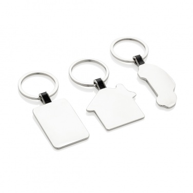 Logotrade corporate gift picture of: RCS recycled zinc alloy car keyring