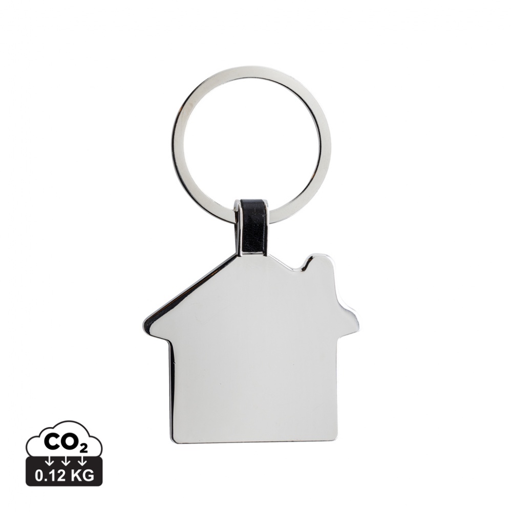 Logo trade advertising products image of: RCS recycled zinc alloy house keyring