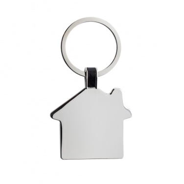 Logo trade promotional giveaway photo of: RCS recycled zinc alloy house keyring