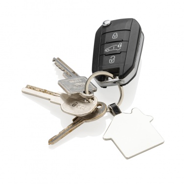 Logotrade advertising product image of: RCS recycled zinc alloy house keyring