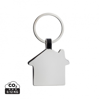 Logo trade business gift photo of: RCS recycled zinc alloy house keyring