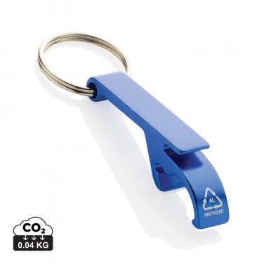 Logotrade promotional product image of: RCS recycled aluminum bottle and can opener