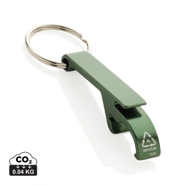 Logotrade advertising products photo of: RCS recycled aluminum bottle and can opener