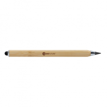 Logo trade corporate gifts image of: Eon bamboo infinity multitasking pen