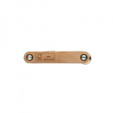 Logo trade corporate gifts image of: Wooden hex tool