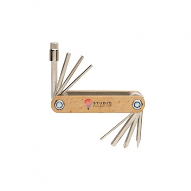 Logo trade promotional items image of: Wooden hex tool