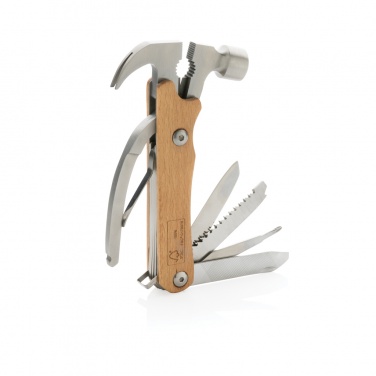 Logo trade promotional gift photo of: Wooden multi-tool hammer