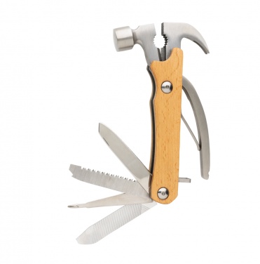 Logo trade corporate gifts picture of: Wooden multi-tool hammer