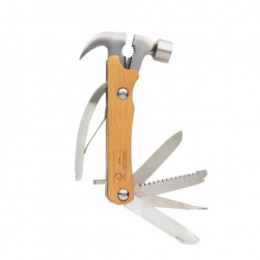 Logotrade promotional gift image of: Wooden multi-tool hammer