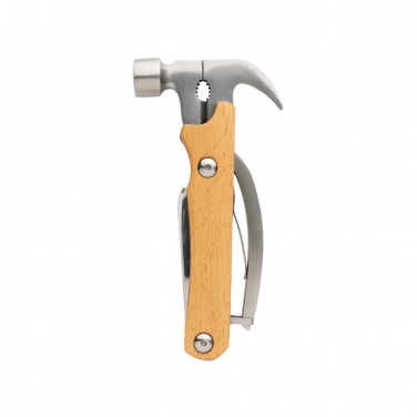 Logo trade promotional giveaways picture of: Wooden multi-tool hammer