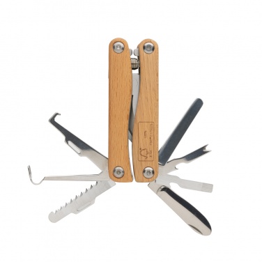 Logo trade promotional gifts image of: Wooden garden multi-tool