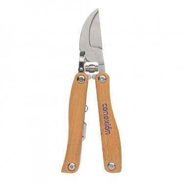 Logo trade promotional gifts image of: Wooden garden multi-tool