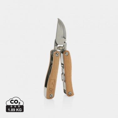 Logo trade promotional gift photo of: Wooden garden multi-tool