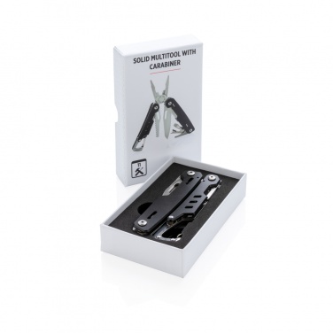 Logotrade promotional products photo of: Solid multitool with carabiner