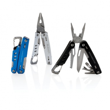 Logo trade promotional giveaways image of: Solid multitool with carabiner