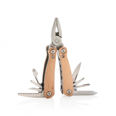 Logo trade promotional giveaway photo of: Wood multitool mini