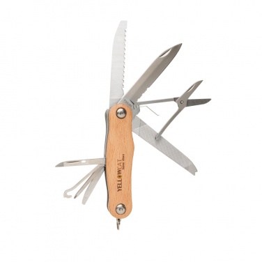 Logo trade promotional products image of: Wood pocket knife