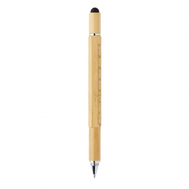 Logotrade business gift image of: Bamboo 5-in-1 toolpen