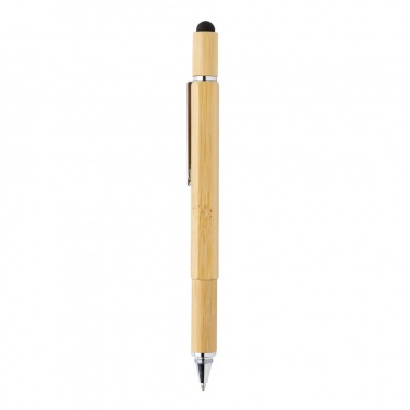 Logotrade promotional gift picture of: Bamboo 5-in-1 toolpen