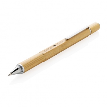 Logotrade promotional product image of: Bamboo 5-in-1 toolpen