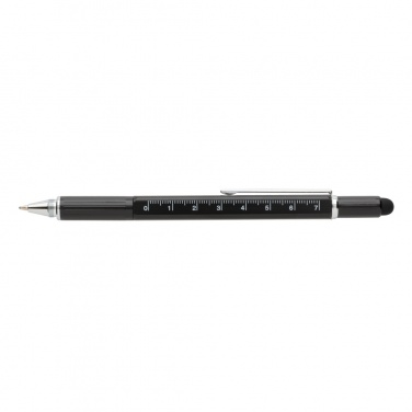 Logo trade promotional products image of: 5-in-1 aluminium toolpen