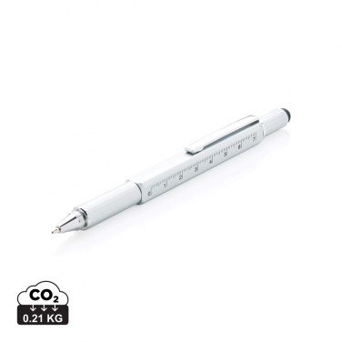 Logotrade advertising product image of: 5-in-1 aluminium toolpen