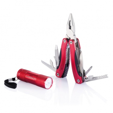 Logo trade business gifts image of: Multitool and torch set