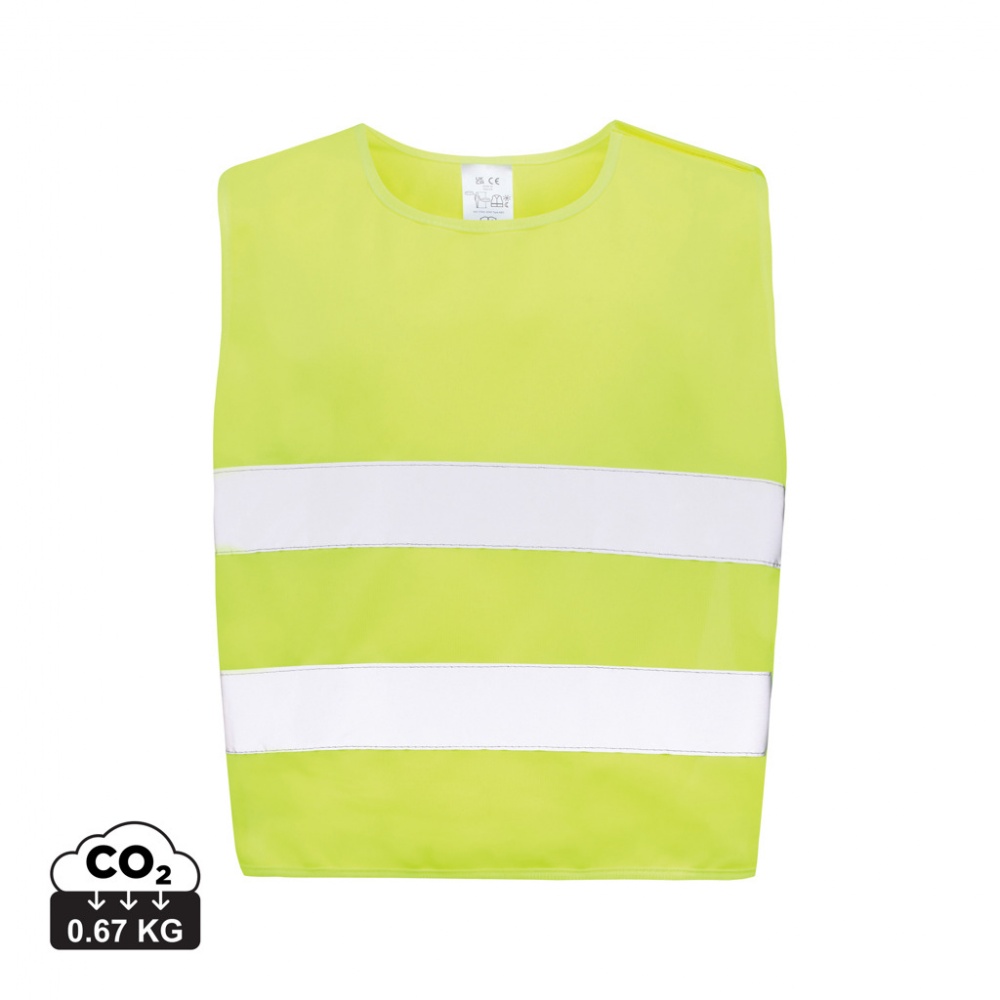 Logotrade business gift image of: GRS recycled PET high-visibility safety vest 3-6 years