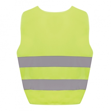 Logo trade business gifts image of: GRS recycled PET high-visibility safety vest 3-6 years