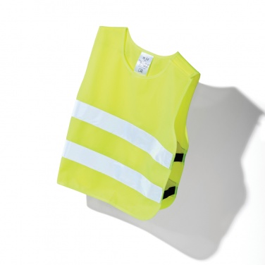 Logotrade promotional merchandise photo of: GRS recycled PET high-visibility safety vest 3-6 years