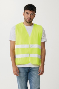 Logo trade promotional merchandise picture of: GRS recycled PET high-visibility safety vest