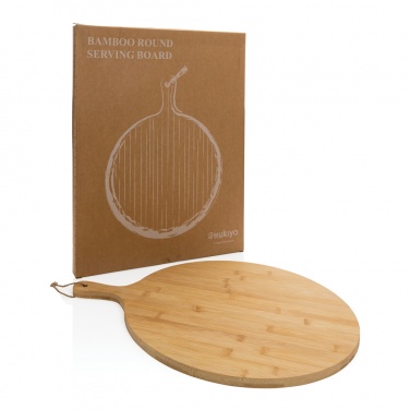 Logotrade promotional items photo of: Ukiyo bamboo round serving board